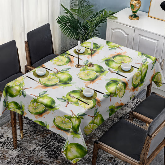 Lime Rectangle Tablecloth by Mark van Vuuren