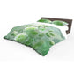 Lime Rose Duvet Cover Set
