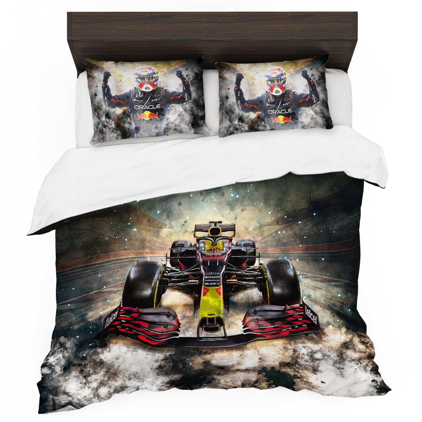 Yellow Porsche Duvet Cover Set