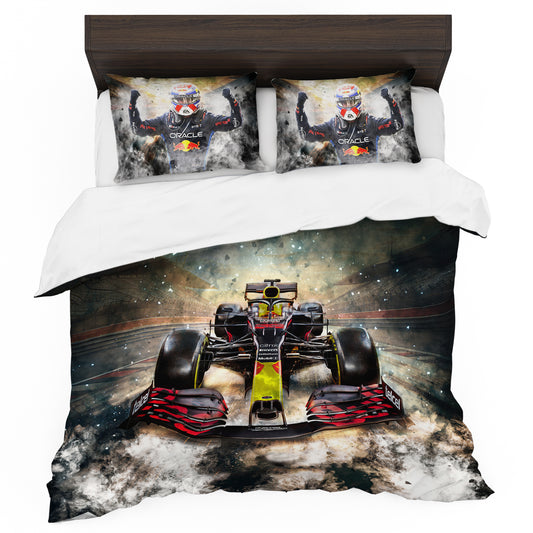Yellow Porsche Duvet Cover Set