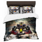 Yellow Porsche Duvet Cover Set