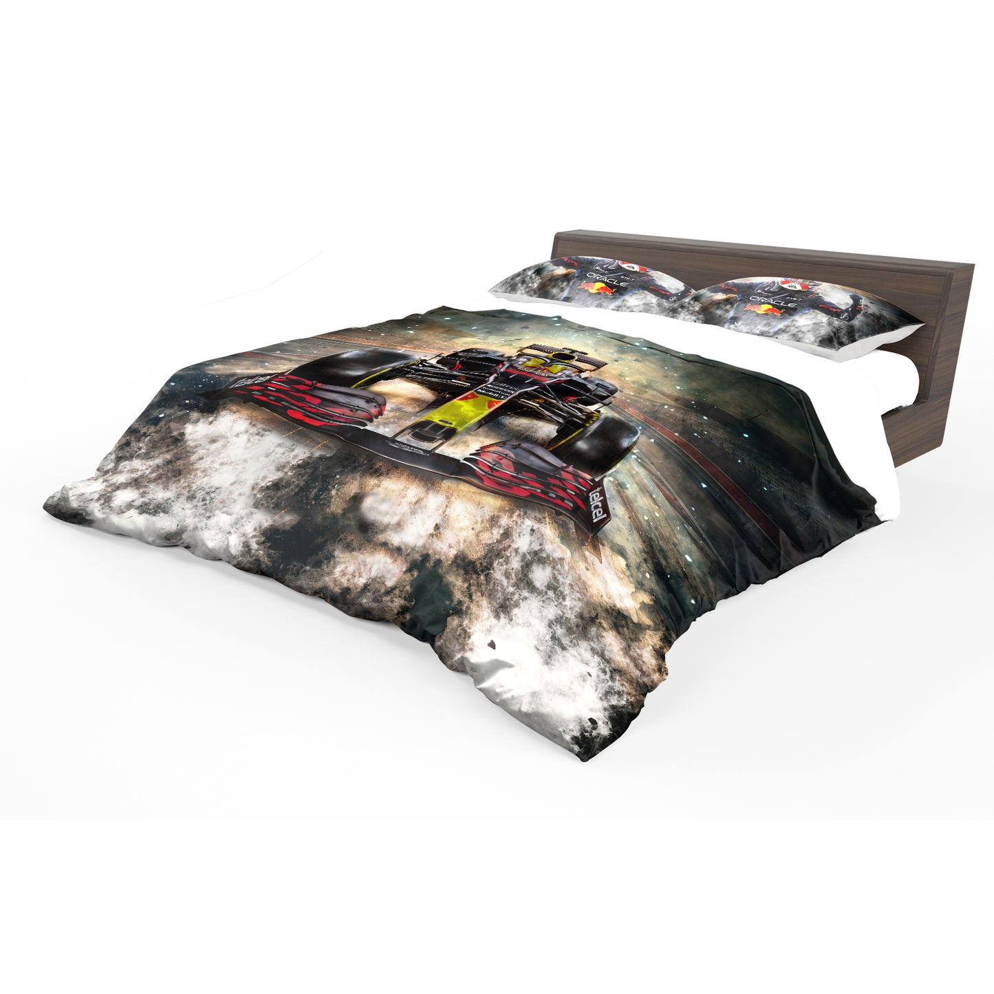 Yellow Porsche Duvet Cover Set