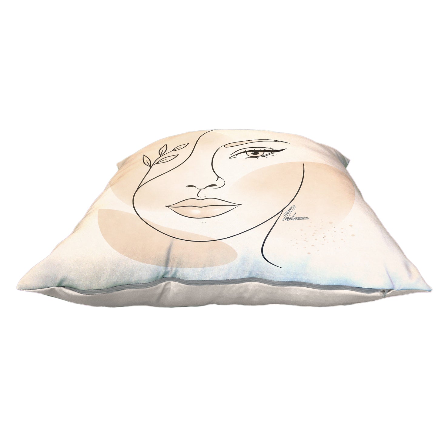 Line Art Face 1 Luxury Scatter by Nathan Pieterse