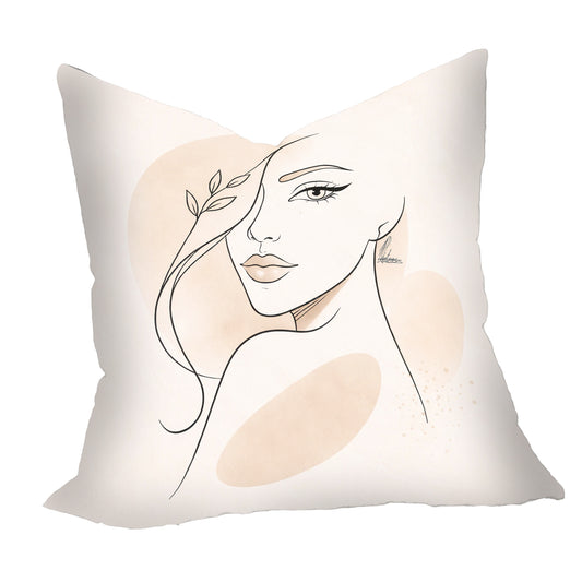 Line Art Face 2 Luxury Scatter by Nathan Pieterse
