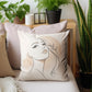 Line Art Face 3 Luxury Scatter by Nathan Pieterse
