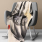 Lion At First Light Light Weight Fleece Blanket by Nathan Pieterse