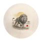Lion At First Light Round Tablecloth by Nathan Pieterse