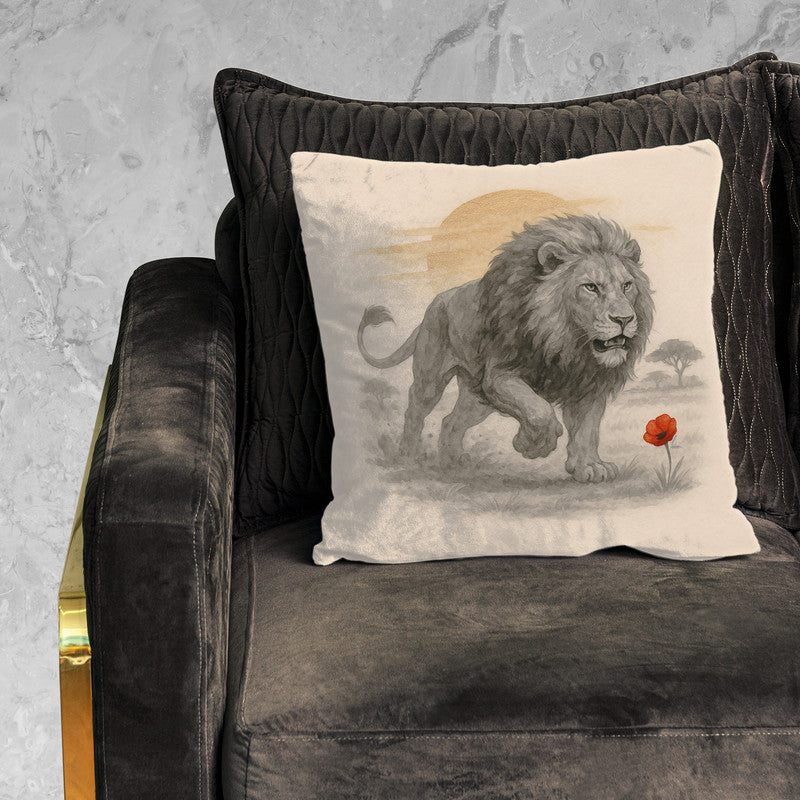 Lion At The First Light Luxury Scatter by Nathan Pieterse