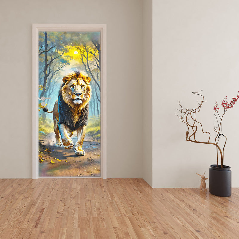 Lion King Door Decoupage