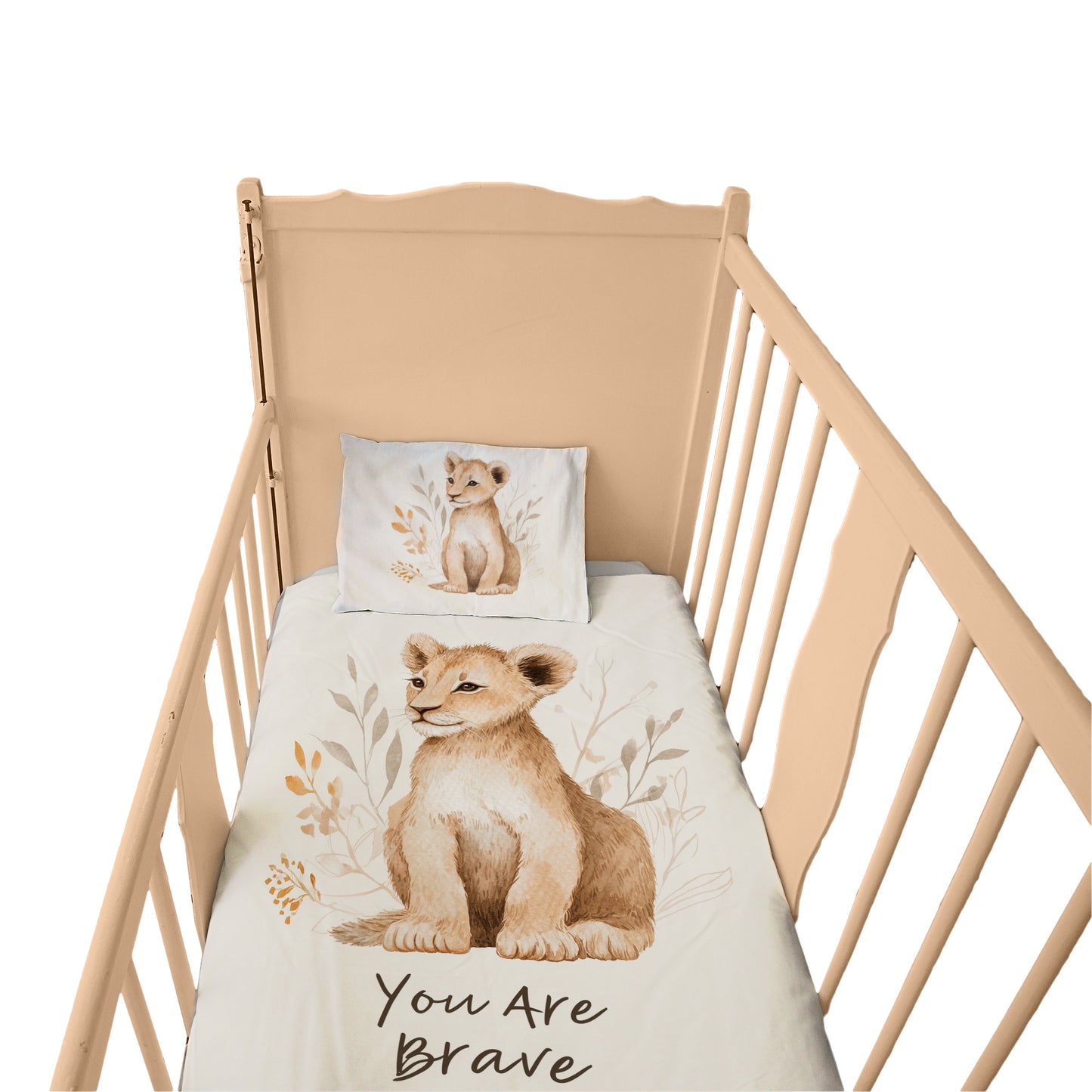 Lion Cub Cot Set by Wikus Schalkwyk