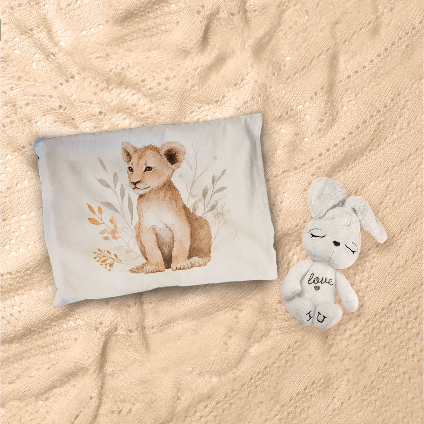 Lion Cub Cot Set by Wikus Schalkwyk