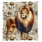 Lion Light Weight Fleece Blanket by Mark van Vuuren