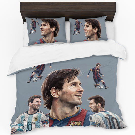 Lionell Messi Duvet Cover Set by Mark van Vuuren