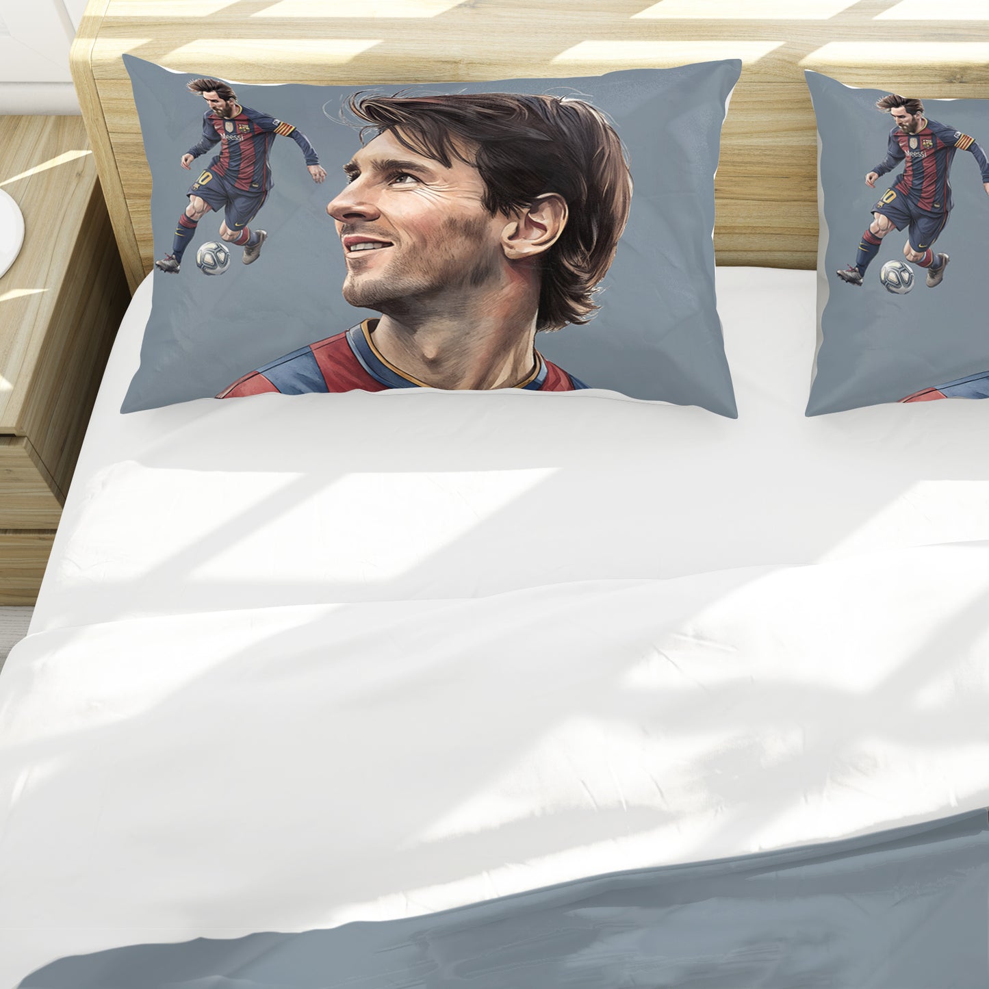 Lionell Messi Duvet Cover Set by Mark van Vuuren