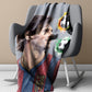 Lionell Messi Light Weight Fleece Blanket by Mark van Vuuren