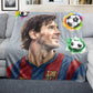 Lionell Messi Light Weight Fleece Blanket by Mark van Vuuren