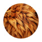 Lion's Mane Round Tablecloth