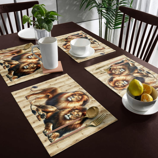 Lions Placemats by Mark van Vuuren