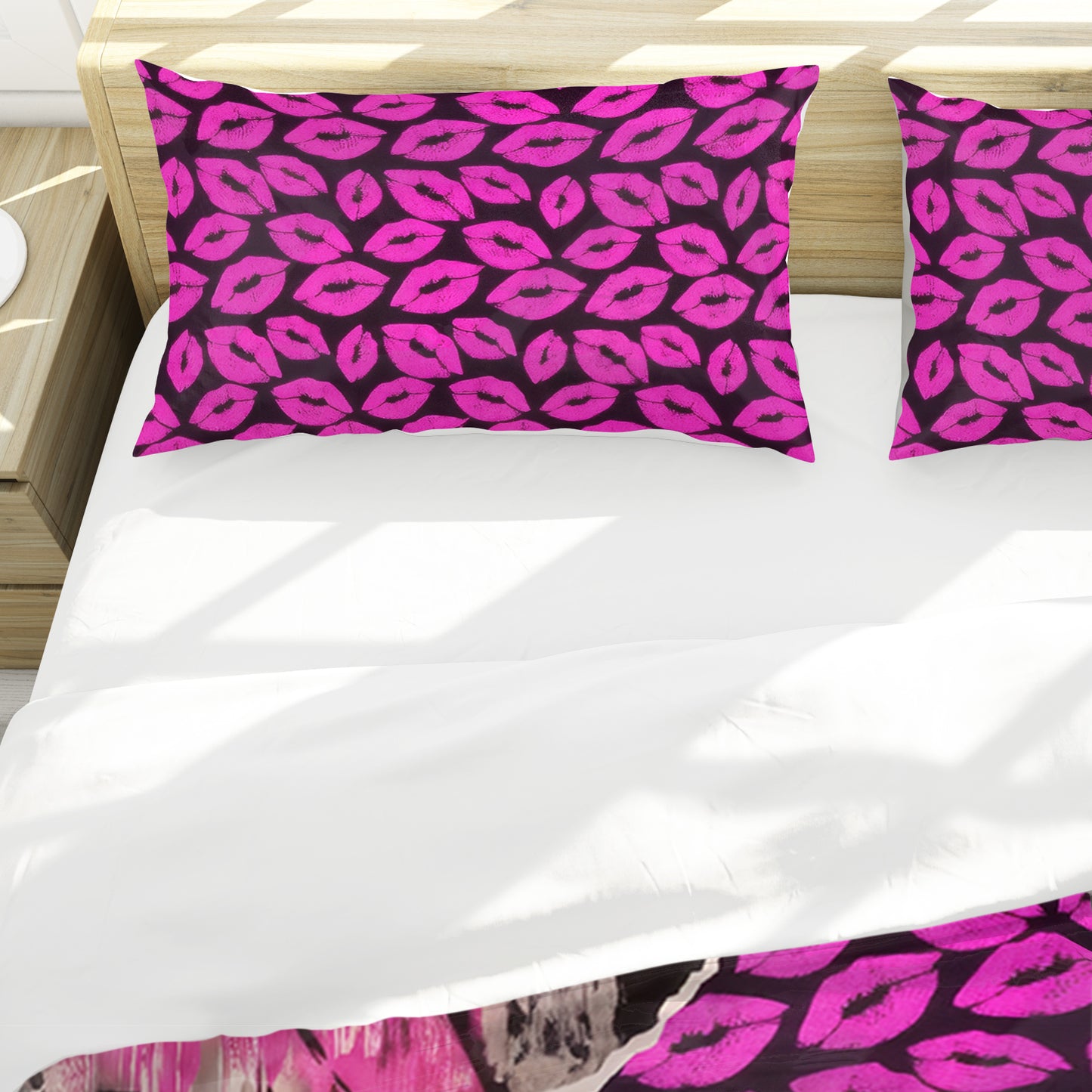Lipstick & Roses Duvet Cover Set