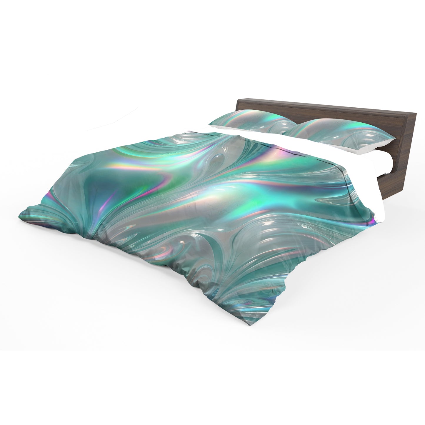 Liquid Chrome Duvet Cover Set