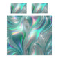 Liquid Chrome Duvet Cover Set