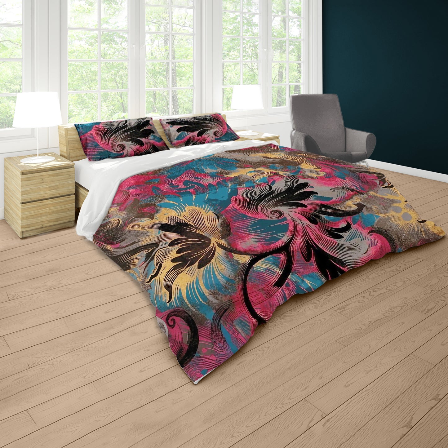 Liquid Mirage Duvet Cover Set