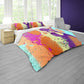 Liquid  Oil Mixed Color Whispers Duvet Cover Set