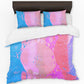 Liquid  Oil Mixed Color Whispers Duvet Cover Set