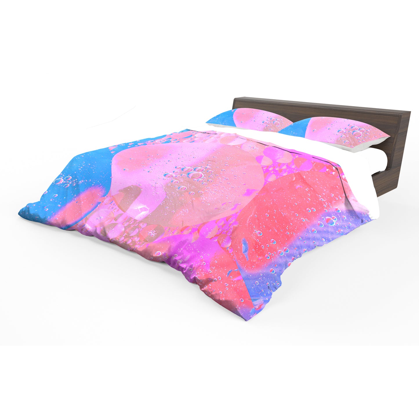 Liquid  Oil Mixed Color Whispers Duvet Cover Set