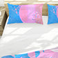 Liquid  Oil Mixed Color Whispers Duvet Cover Set