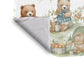 Little Bear Family Baby Fleece Blanket