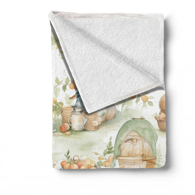 Little Bear Family Minky Blanket