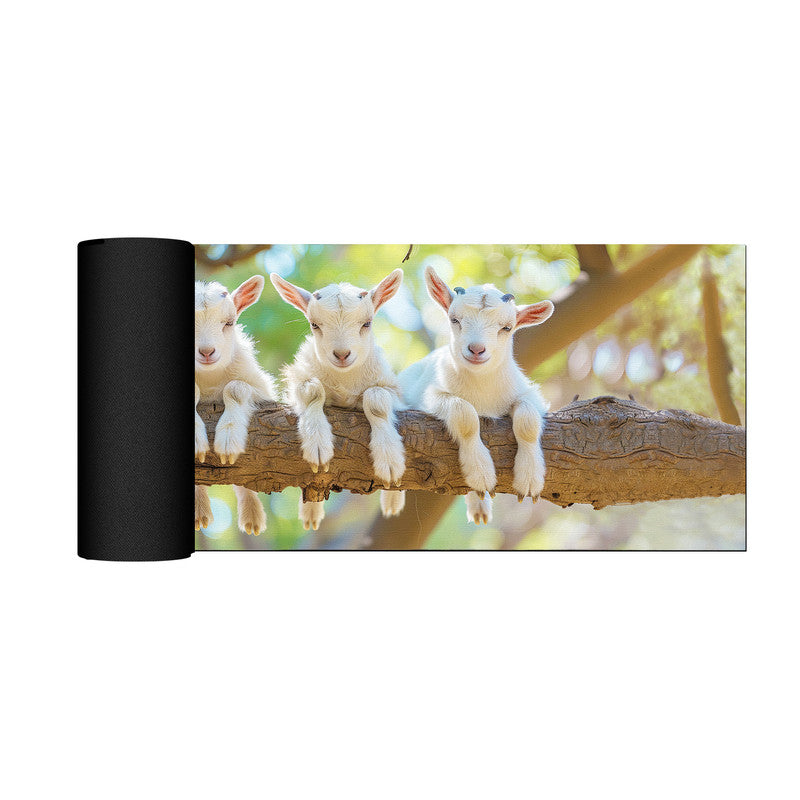 Goat Kids Large Desk Pad