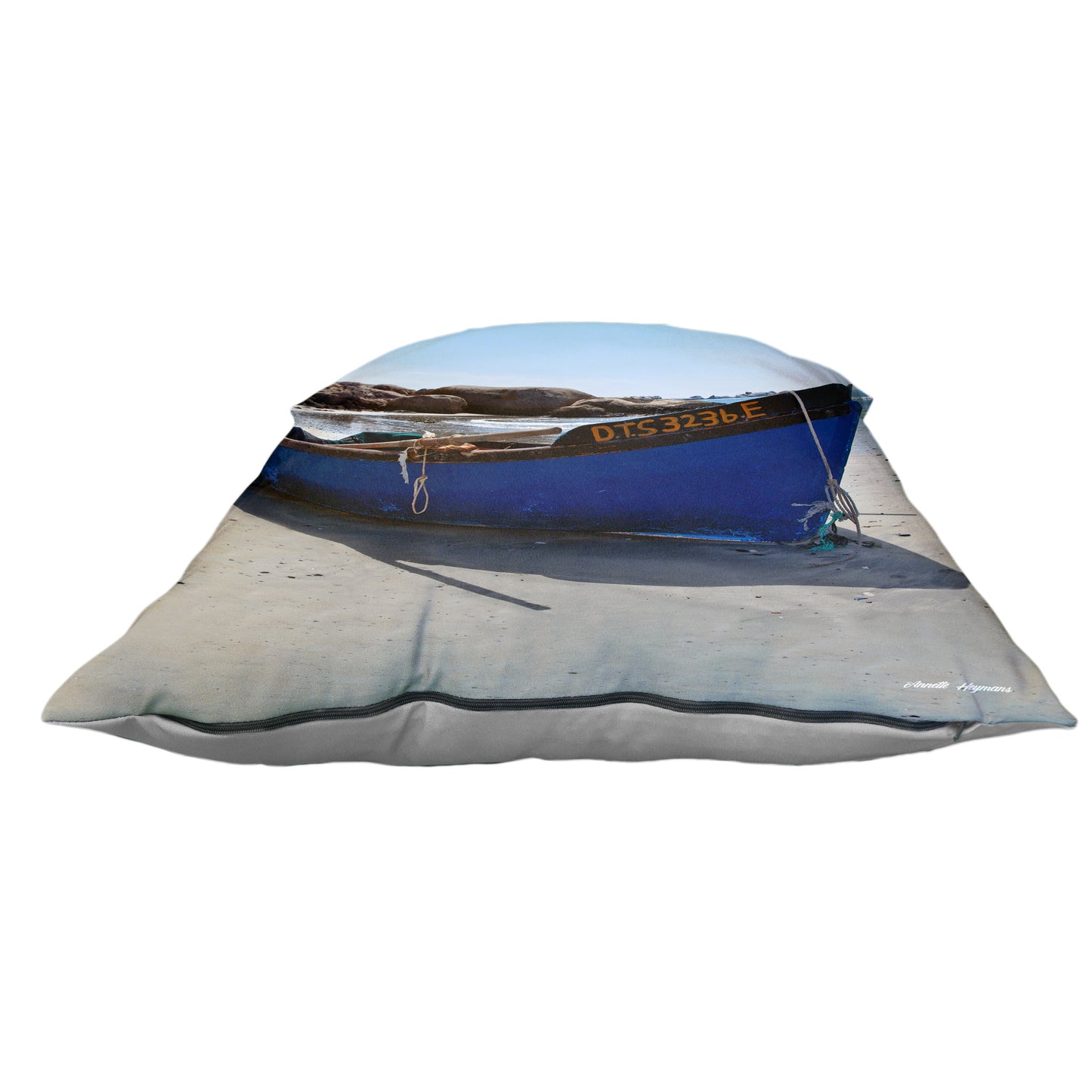 Little  Boat on Shores Luxury Scatter by Annette Heymans