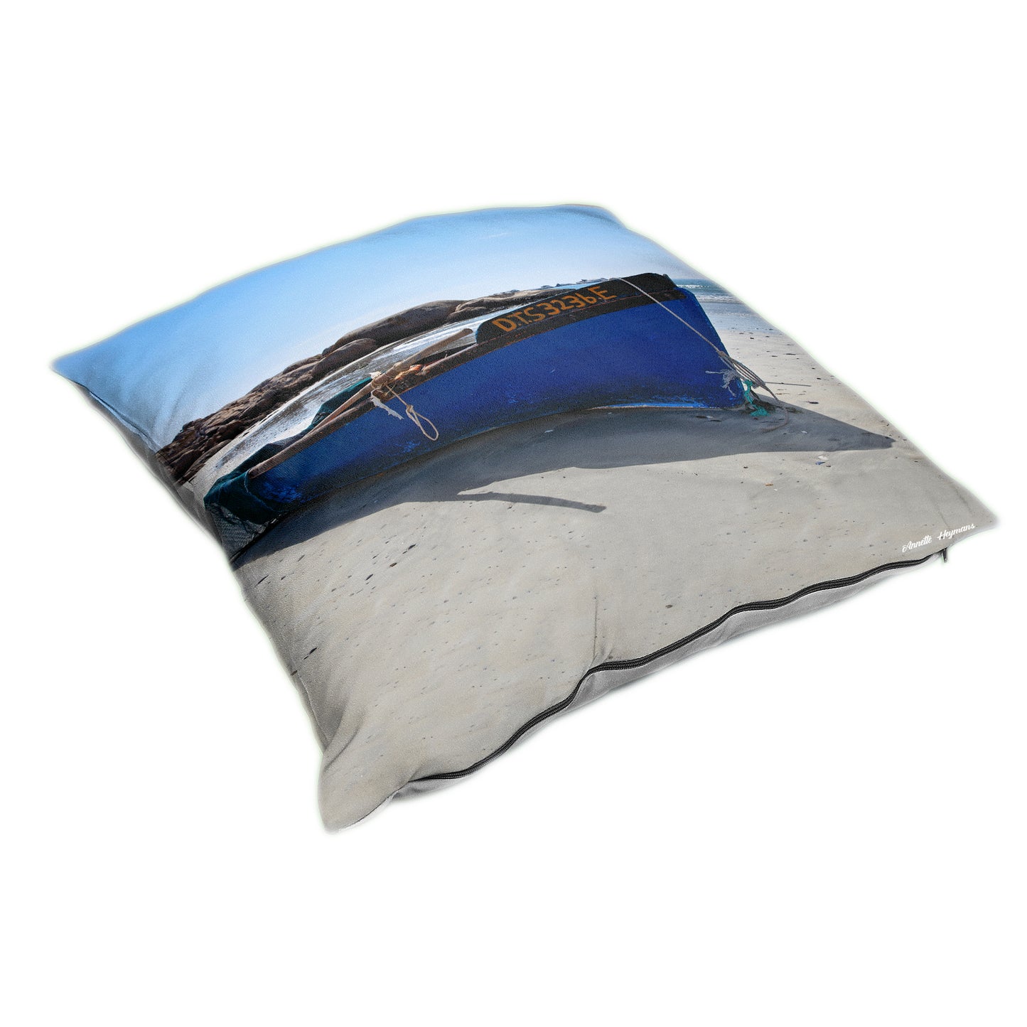 Little  Boat on Shores Luxury Scatter by Annette Heymans