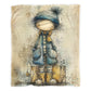 Little David Toddler Fleece Blanket