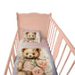 Little Floral Teddy Cot Set