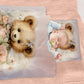 Little Floral Teddy Cot Set