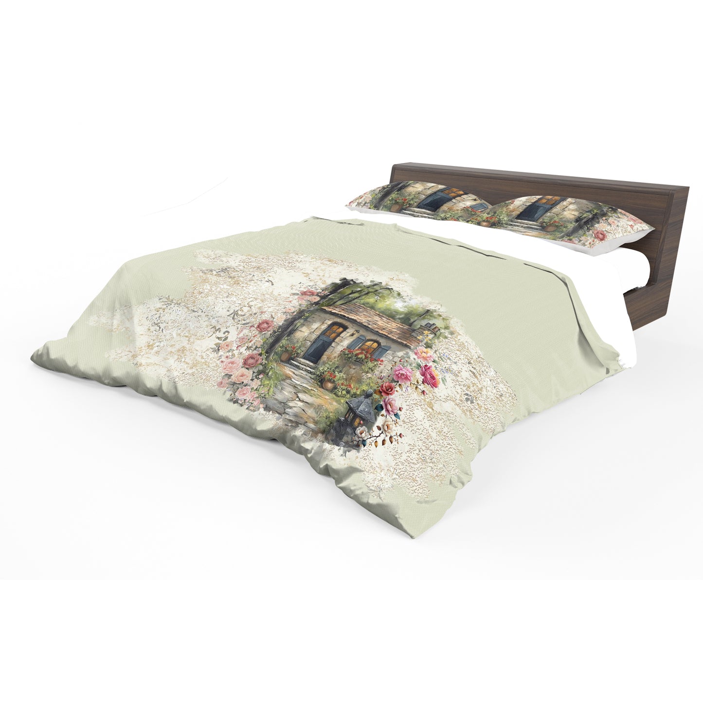 Little House in the Woods Duvet Cover Set