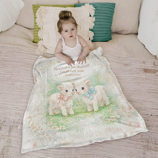 Little Lamb Toddler Fleece Blanket
