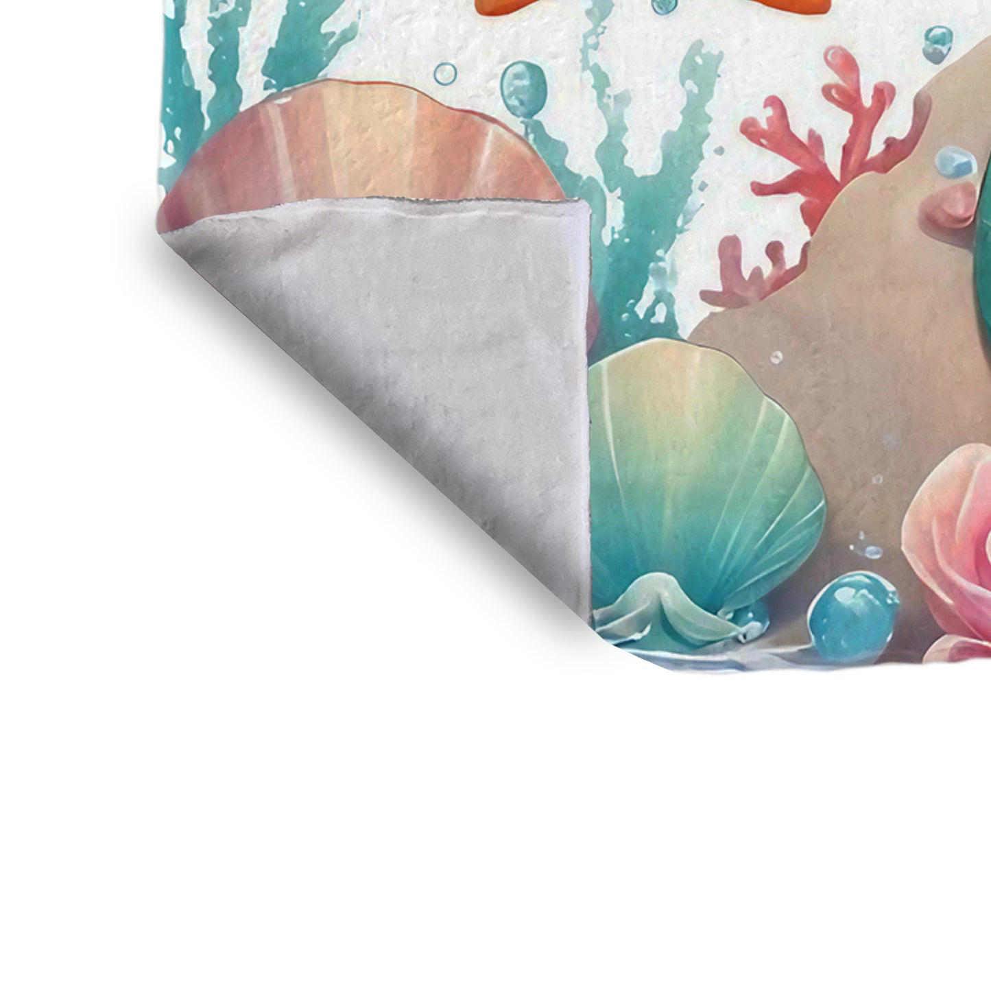 Little Mermaid Princess Toddler Fleece Blanket