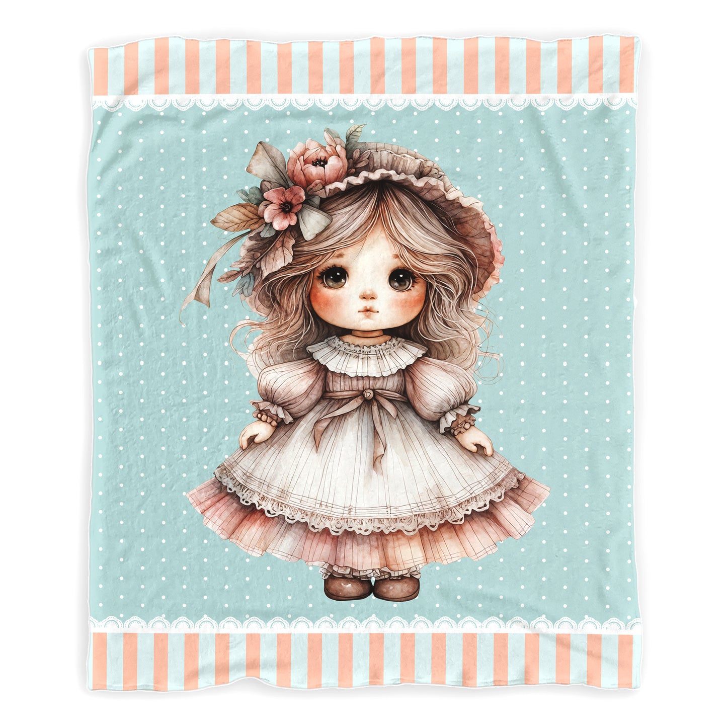 Little Miss Baby Fleece Blanket