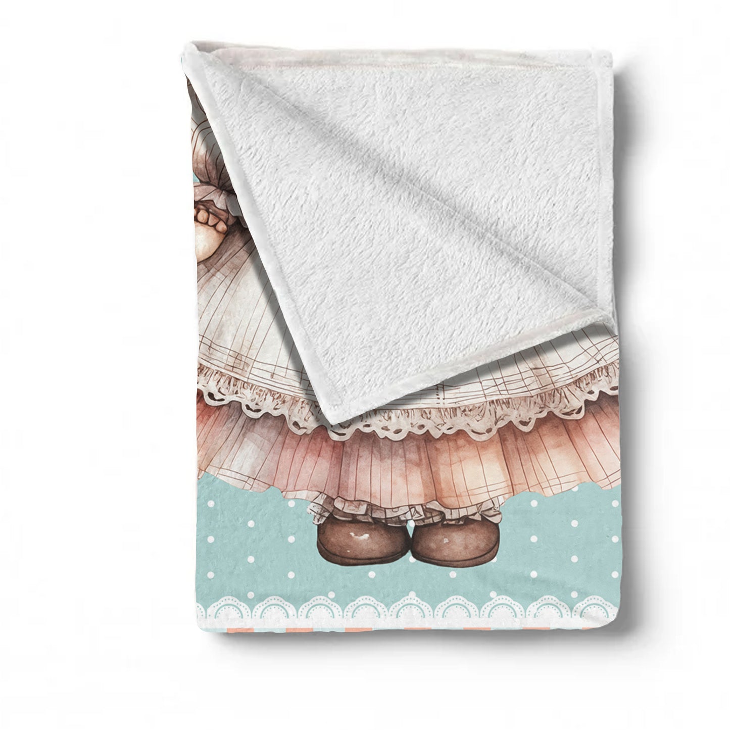 Little Miss Baby Fleece Blanket