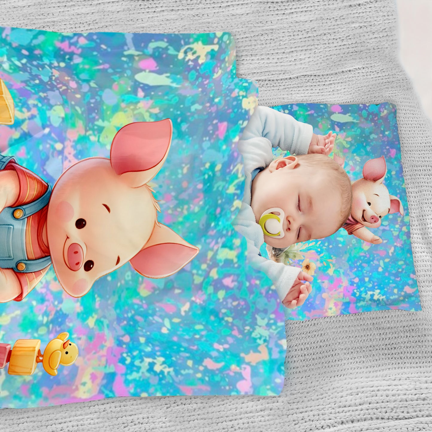 Little Piggy Adventure Cot Set