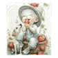 Little Strawberry Eater Toddler Fleece Blanket