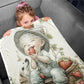 Little Strawberry Eater Toddler Fleece Blanket