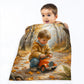Little Toy Truck Toddler Fleece Blanket