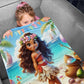 Living on an Island Toddler Fleece Blanket