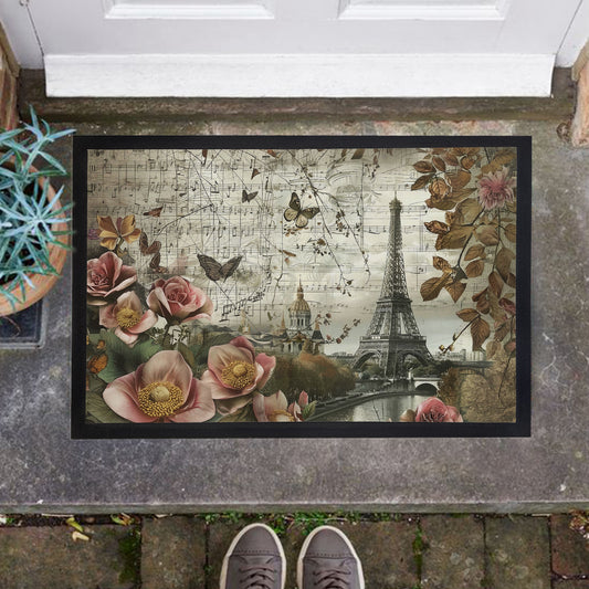 Classic Eifel Tower Door Mat