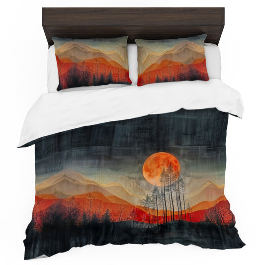 Lonely Moon Duvet Cover Set